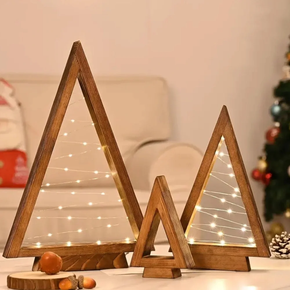Modern Farmhouse Wooden Christmas Trees Holiday Décor by AJ SouthernCharm - Picture 4 of 4